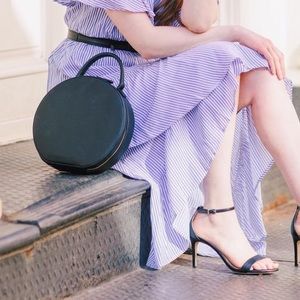Forever21 black circle bag